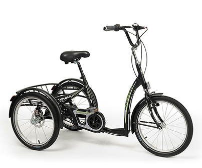 tricycle black and white
